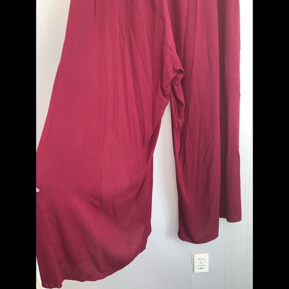 Jolt Kimono & Living Doll Split Pants Wine Size 3X - Picture 9 of 16